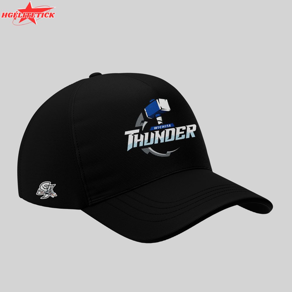 Wichita Thunder 2025 Black & White Hockey Jersey – Custom Fan Gear Wichita Thunder 2025 Black & White Hockey Jersey – Custom Fan Gear