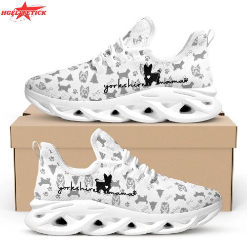 Yorkshire Terrier Mama Max Soul Shoes – Dog Lover Custom Sneakers
