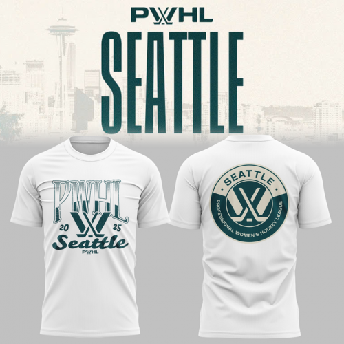 PWHL Seattle 2025 White T-Shirt – Limited Edition Fan Gear