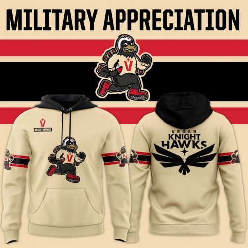 Vegas Knight Hawks 2025 Military Night Hoodie