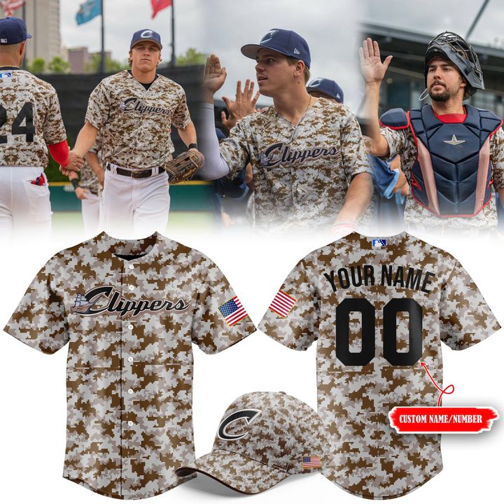 Columbus Clippers OT Sports Camo Jersey Columbus Clippers OT Sports Camo Jersey