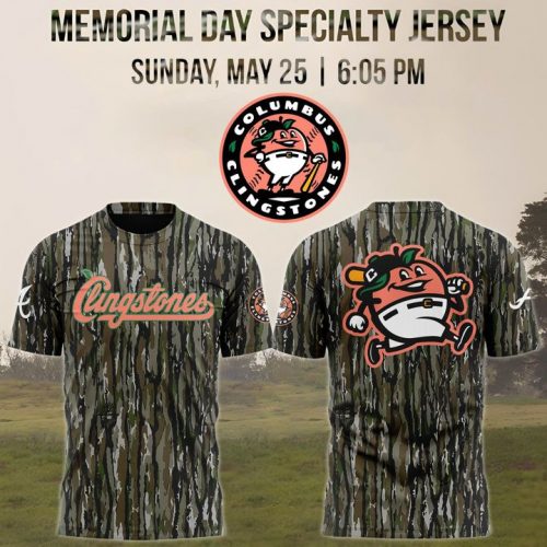 Columbus Clingstones MEMORIAL DAY SPECIALTY T-Shirt