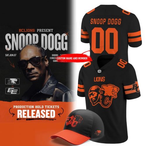 BC LIONS x 2025 Snoop Dogg Concert Football Jersey