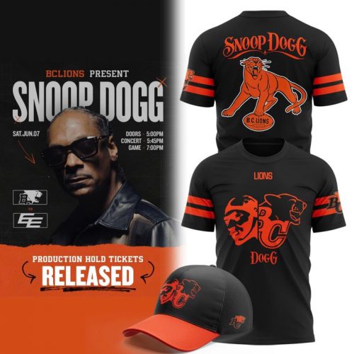 BC LIONS x 2025 Snoop Dogg Concert T-shirt