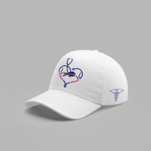 Buffalo Bills Nurses Night White Hoodie – 2025 Special Edition