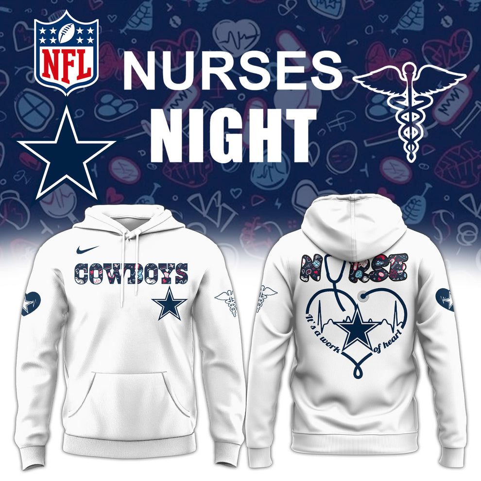 Dallas Cowboys Nurses Night 2025 Hoodie – Limited Edition Dallas Cowboys Nurses Night 2025 Hoodie – Limited Edition
