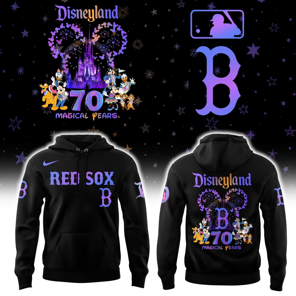 Boston Red Sox x Disneyland 70th Baseball Hoodie