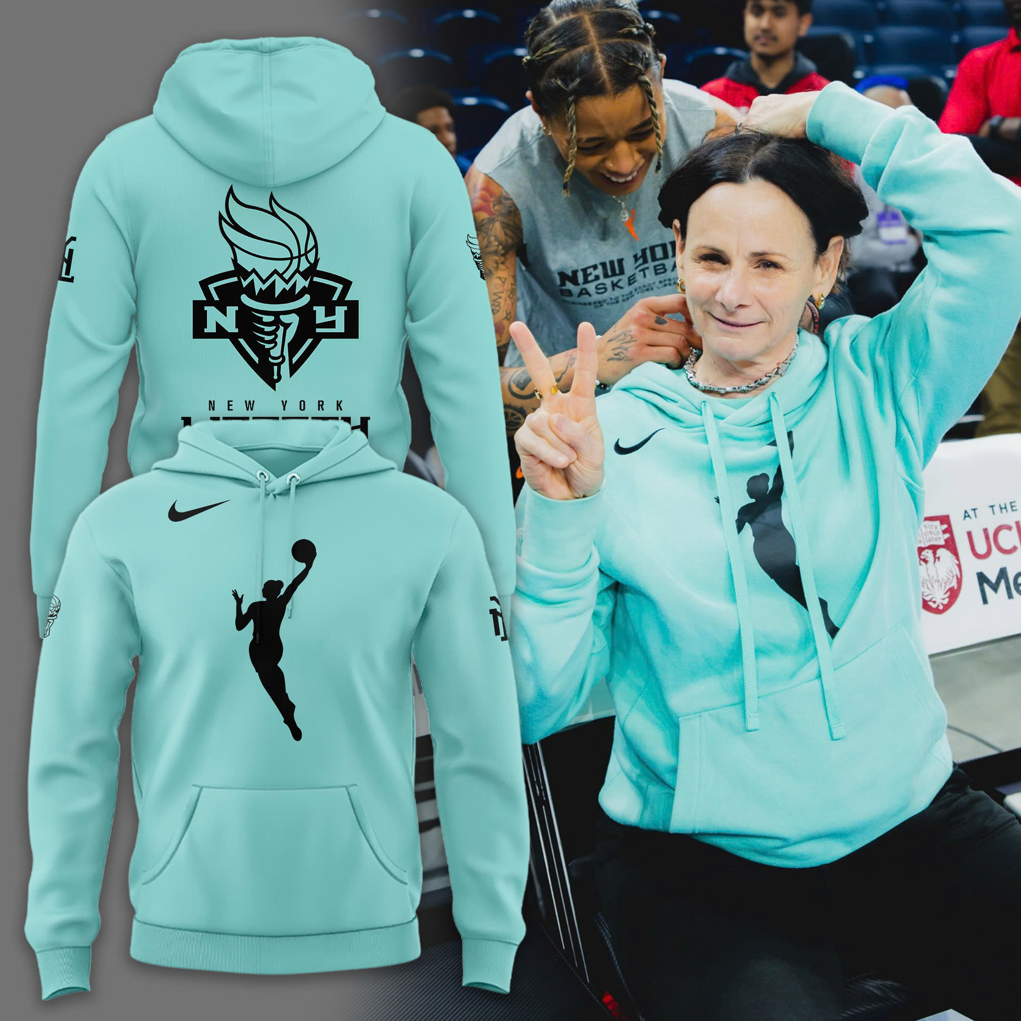 WNBA New York Liberty Hoodie WNBA New York Liberty Hoodie