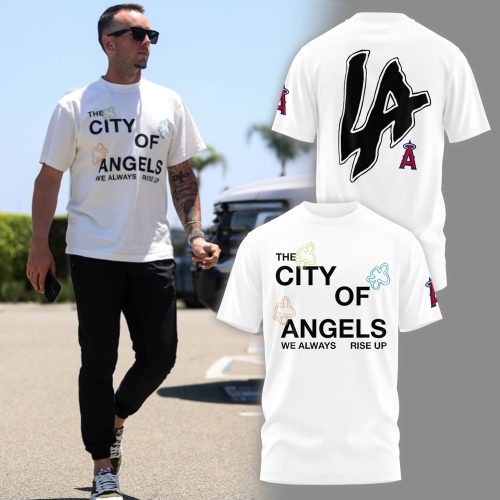 LA Angels “The city of Angel” Combo White Tshirt
