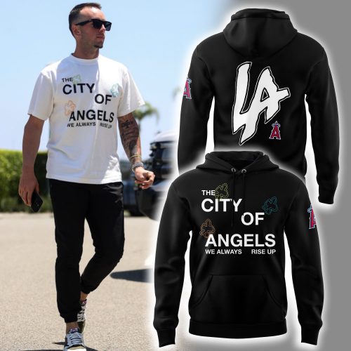 LA Angels “The city of Angel” Combo Black Hoodie