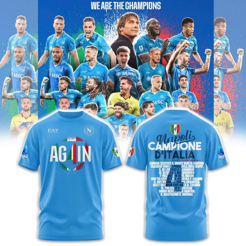 SSC Napoli Campioni d’Italia TShirt 2024/2025
