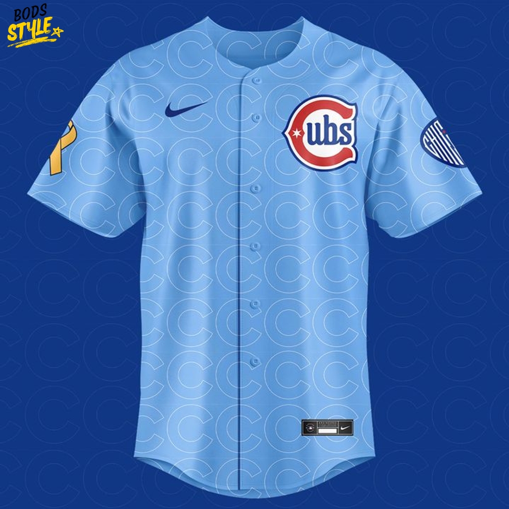 Chicago Cubs For a Cure Gameday Special Baseball Jersey Chicago Cubs For a Cure Gameday Special Baseball Jersey