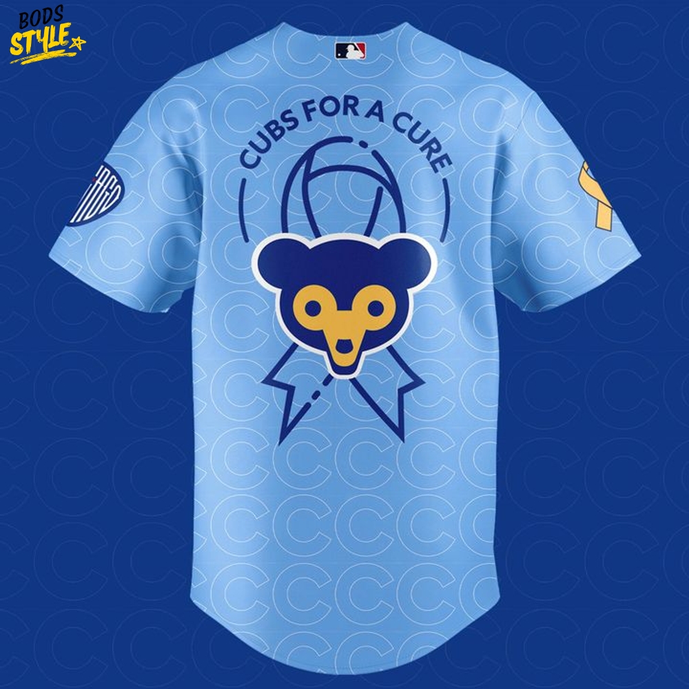 Chicago Cubs For a Cure Gameday Special Baseball Jersey Chicago Cubs For a Cure Gameday Special Baseball Jersey