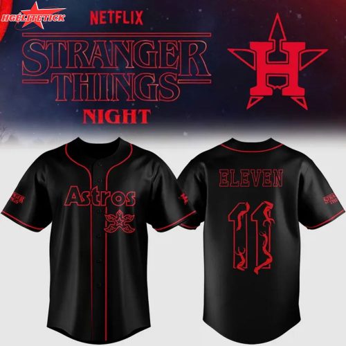 Astros Stranger Things Night Limited Edition Jersey