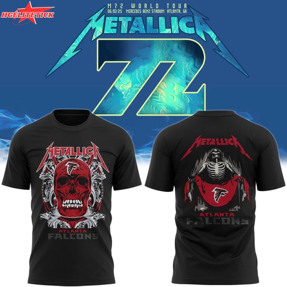 Atlanta Falcons x Metallica M72 Tour shirt Atlanta Falcons x Metallica M72 Tour shirt