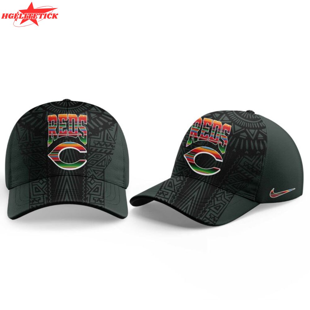 Cincinnati Reds Mexican Heritage Night New Black Jersey Cincinnati Reds Mexican Heritage Night New Black Jersey