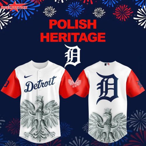 Detroit Tigers 2025 Polish Heritage Jersey