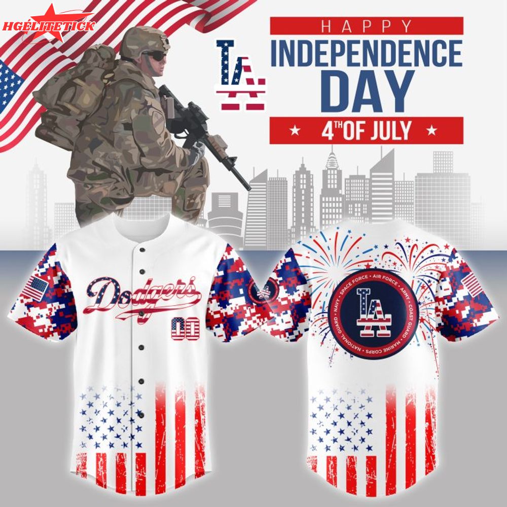 Dodgers Independence Day Collection Jersey 2025-3D Baseball Jersey Dodgers Independence Day Collection Jersey 2025-3D Baseball Jersey