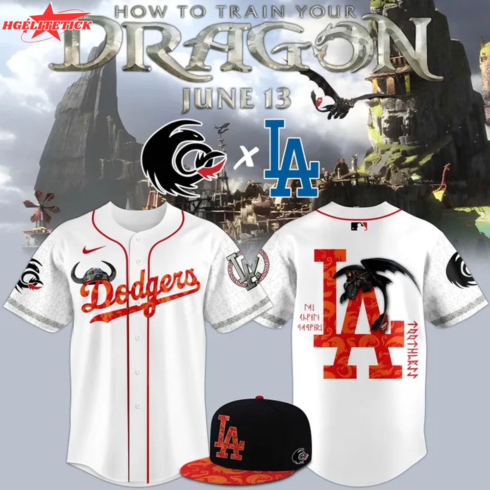 Exclusive Limited Edition Los Angeles Dodgers x 2025 How To Train Your Dragon Live Action Graphic Jersey Exclusive Limited Edition Los Angeles Dodgers x 2025 How To Train Your Dragon Live Action Graphic Jersey