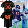 Limited Edition Milwaukee Brewers x Hello Kitty Night Jersey 2025