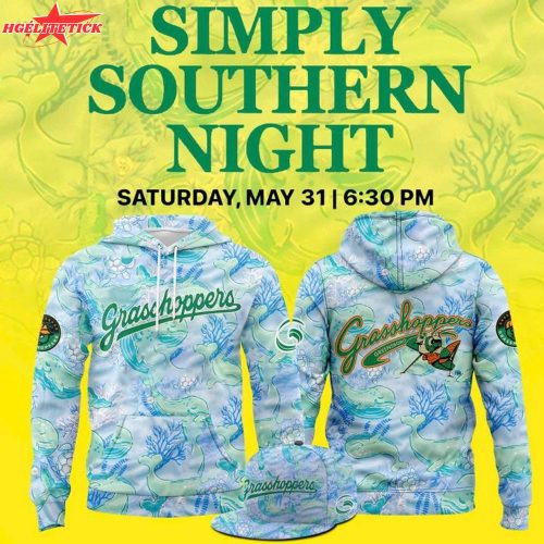 Greensboro Grasshoppers New 2025 Hoodie