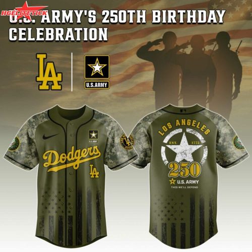 LA Dodgers MLB x US ARMY’S 250th Birthday Jersey Editions Limited 2025