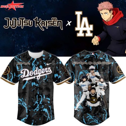 LA Dodgers x 2025 Jujutsu Kaisen Night Special Jersey