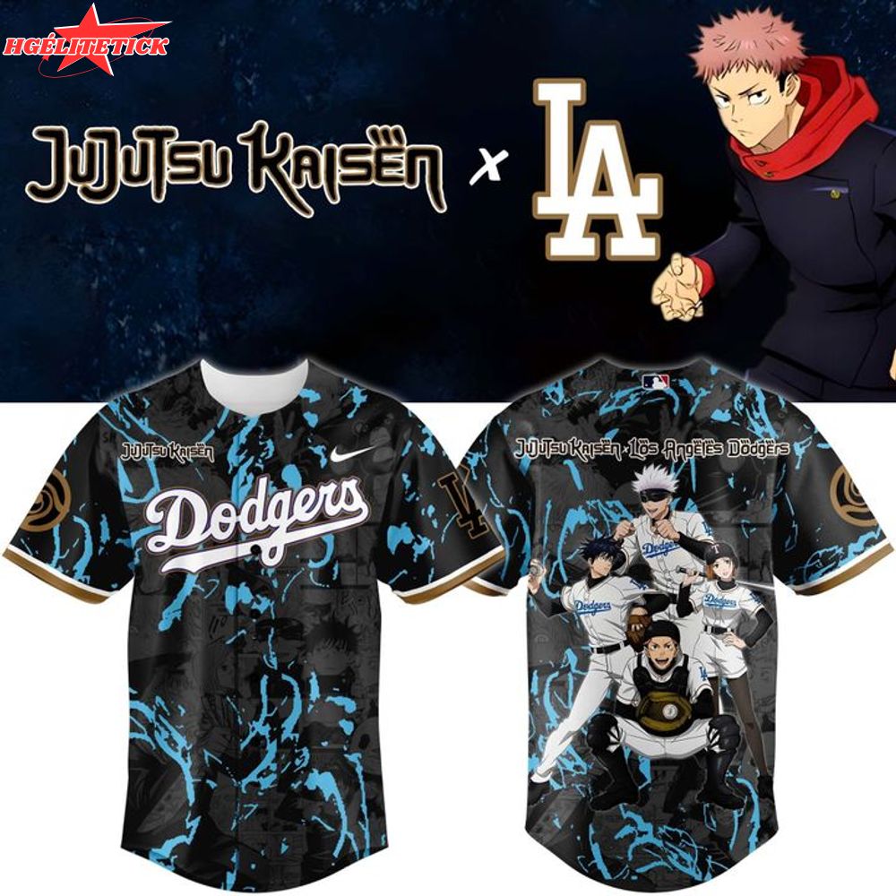 LA Dodgers x 2025 Jujutsu Kaisen Night Special Jersey LA Dodgers x 2025 Jujutsu Kaisen Night Special Jersey