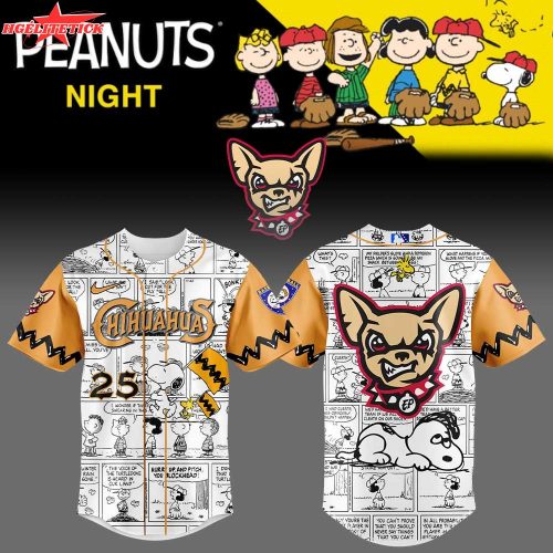 Limited Edition El Paso Chihuahuas 75th Anniversary of Peanuts New Jersey