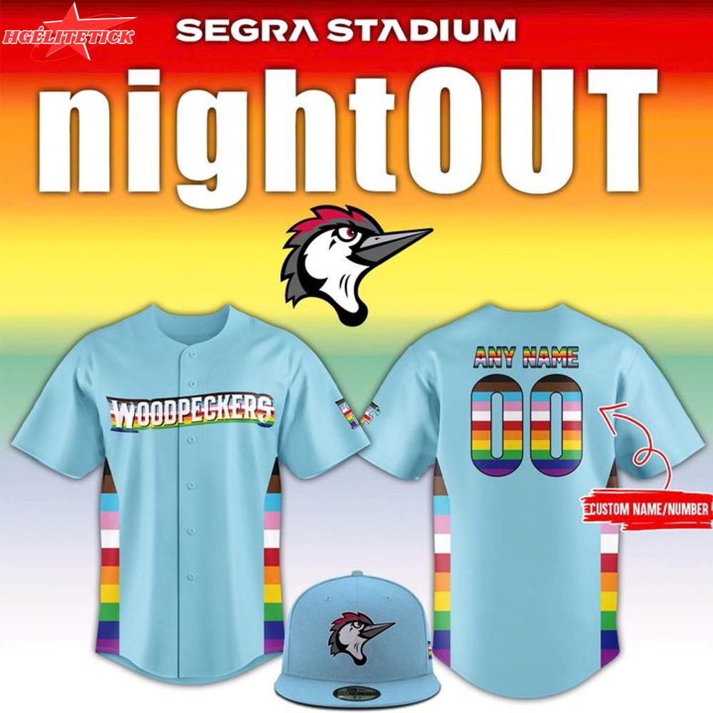 Limited Edition Fayetteville Woodpeckers x Night Out Jersey 2025 Limited Edition Fayetteville Woodpeckers x Night Out Jersey 2025