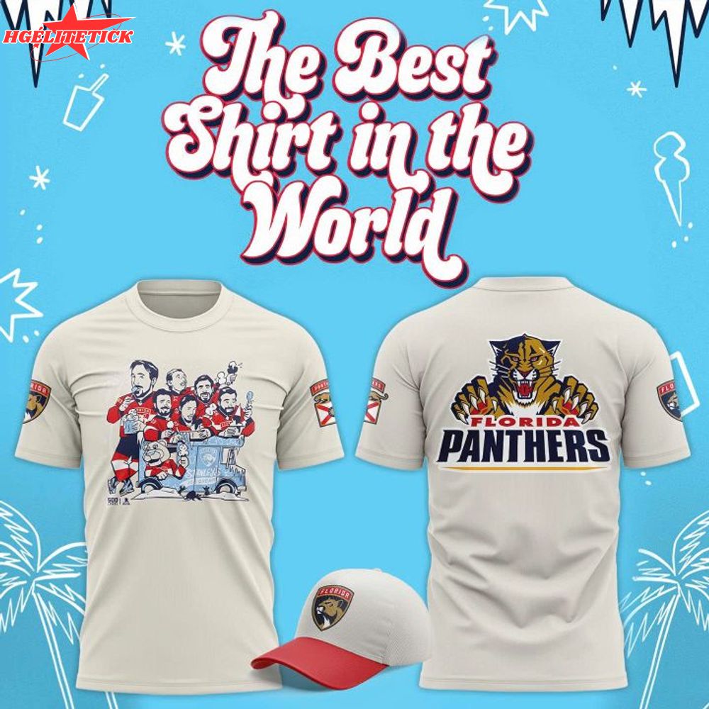 Limited Edition Florida Panthers Ice Cream Scoops Graphic Tee Limited Edition Florida Panthers Ice Cream Scoops Graphic Tee