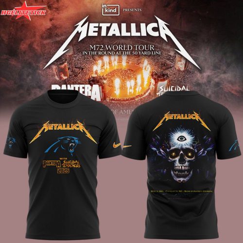 Limited Edition M72 World Tour x Carolina Panthers Tshirt 2025