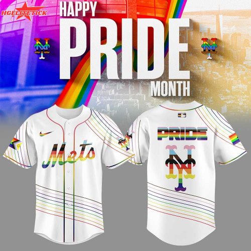Limited Edition New York Mets Happy Pride Month Jersey