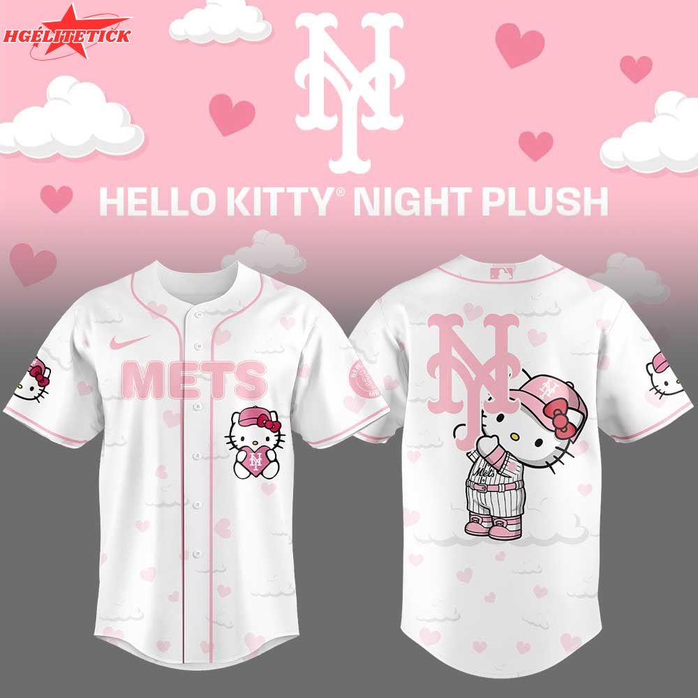 Limited Edition New York Mets x Hello Kitty Night Plus Jersey Limited Edition New York Mets x Hello Kitty Night Plus Jersey