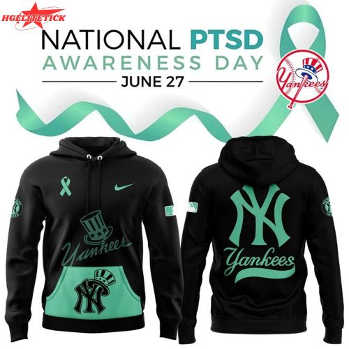 Limited Edition New York Yankees x 2025 PTSD Awareness Day Pullover Hoodie