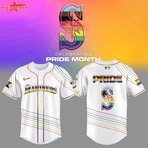 Limited Edition Seattle Mariners Happy Pride Month Jersey