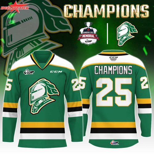 London Knights Jersey Champions Memorial Cup 2025 Editions Limited