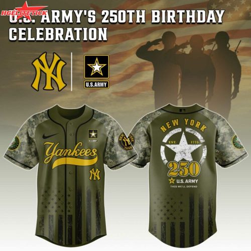 NY Yankees MLB x US ARMY’S 250th Birthday Jersey Editions Limited 2025