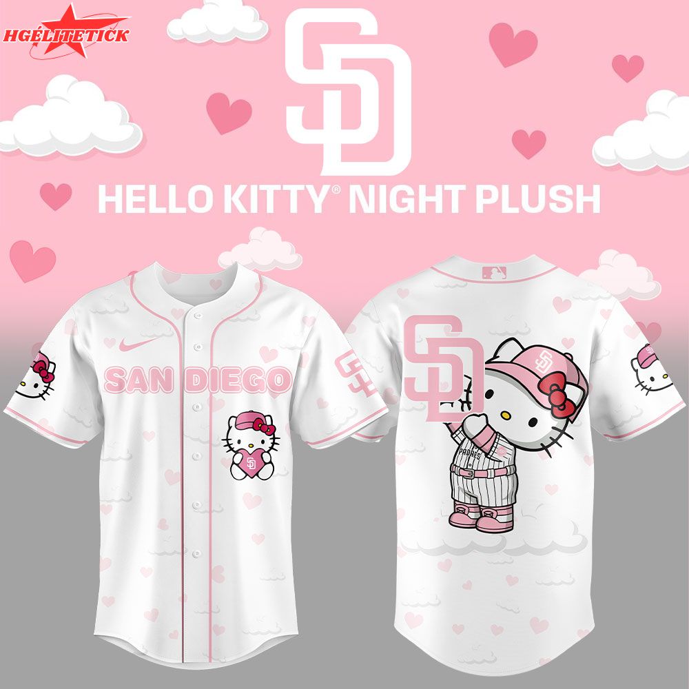 San Diego Padres x Hello Kitty Combo Jersey San Diego Padres x Hello Kitty Combo Jersey
