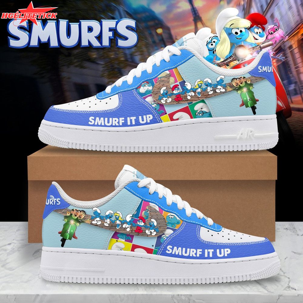 Smurf It Up Limited Edition Air Force 1 Smurf It Up Limited Edition Air Force 1