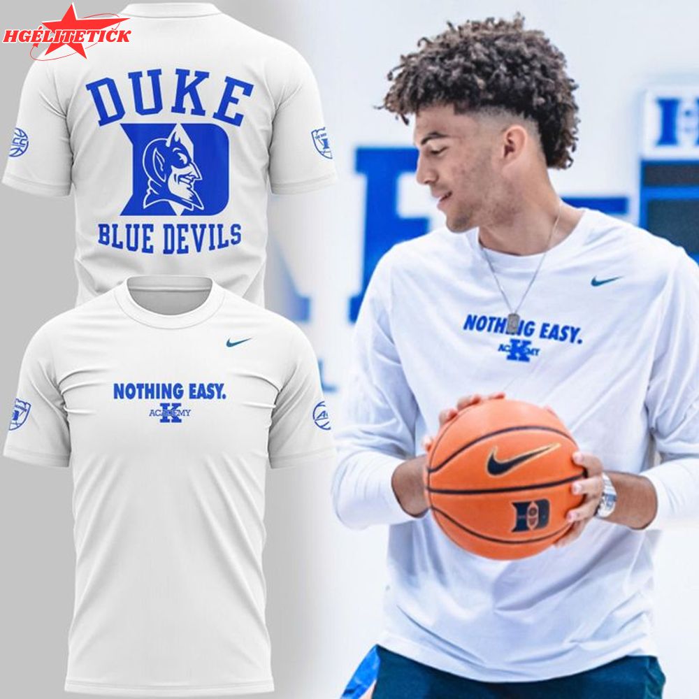 Special New Nothing Easy Duke Blue Devil Tshirt Special New Nothing Easy Duke Blue Devil Tshirt