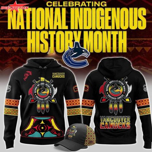 Vancouver Canucks 2025 National Indigenous History Month Graphic Hoodie