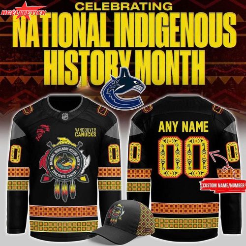 Vancouver Canucks 2025 National Indigenous History Month Personalized Jersey