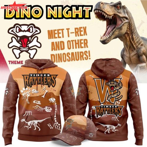 Wisconsin Timber Rattlers x Dino Night New Hoodie