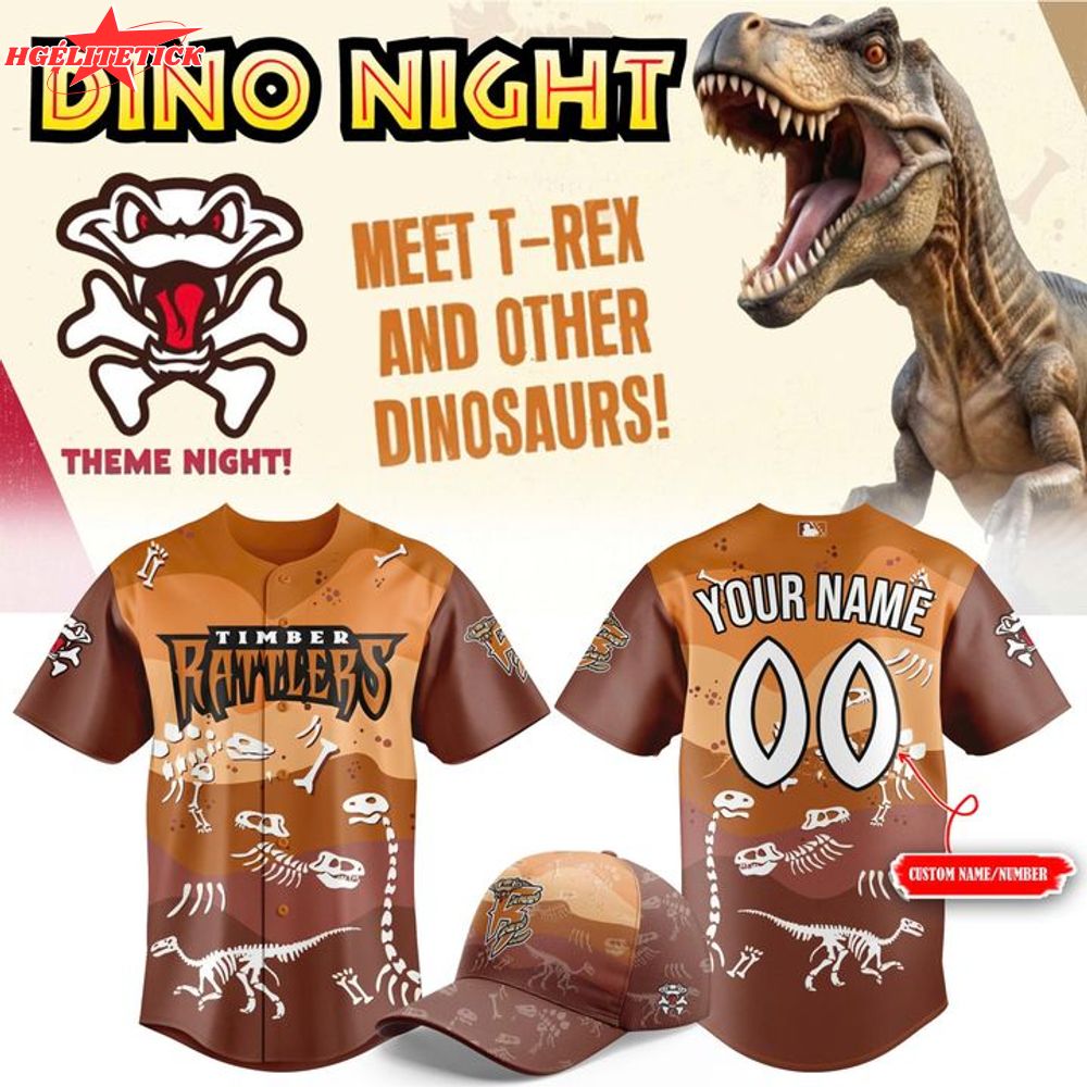 Wisconsin Timber Rattlers x Dino Night New Jersey Wisconsin Timber Rattlers x Dino Night New Jersey