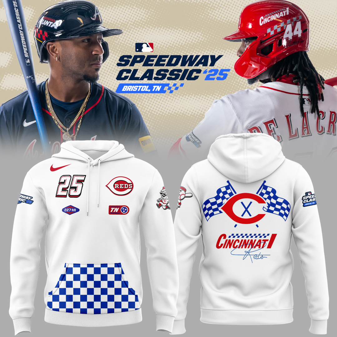 Speedway Classic ‘25 Limited Speed White Hoodie Speedway Classic ‘25 Limited Speed White Hoodie