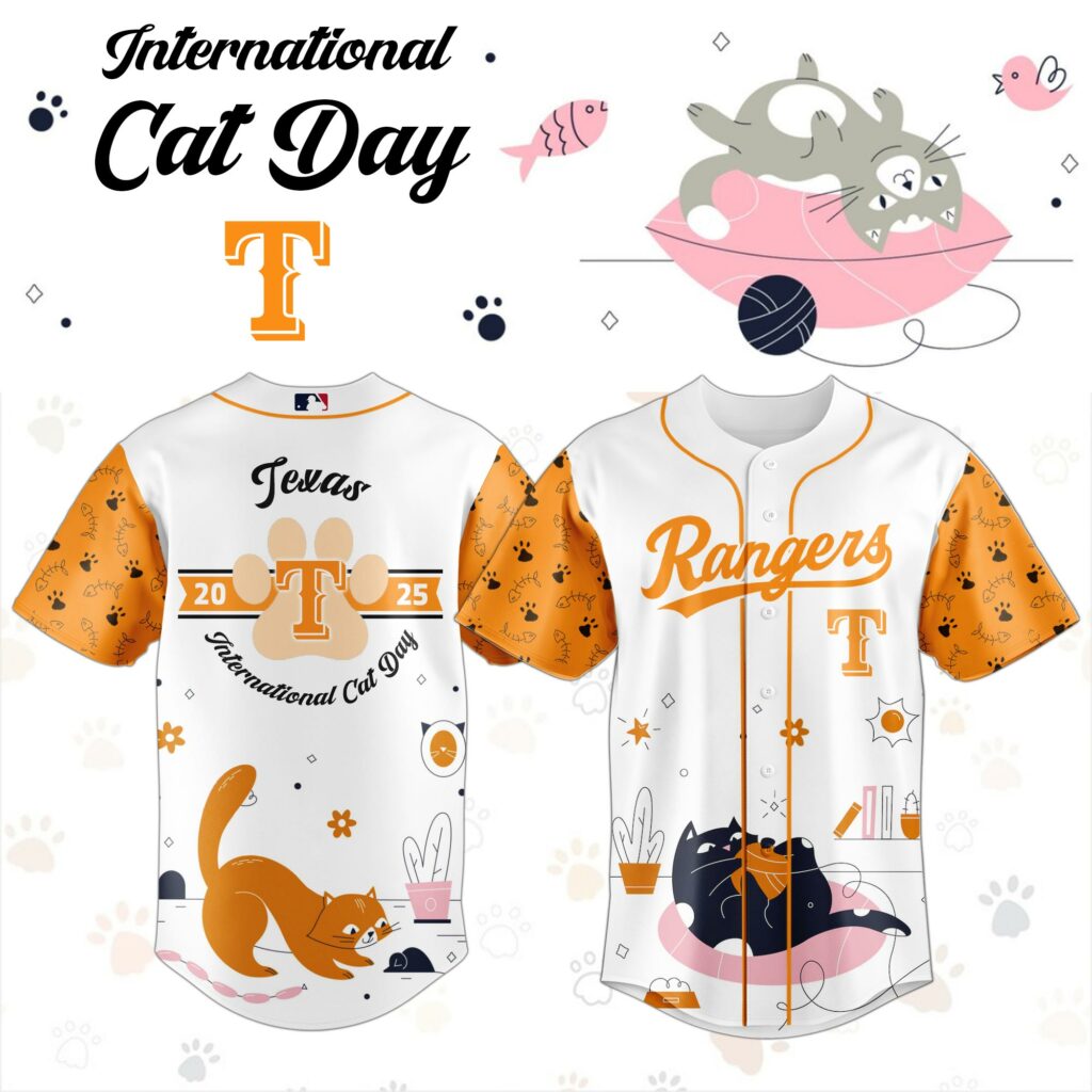 Texas Rangers X Cat Day Editions Limited Jersey Texas Rangers X Cat Day Editions Limited Jersey