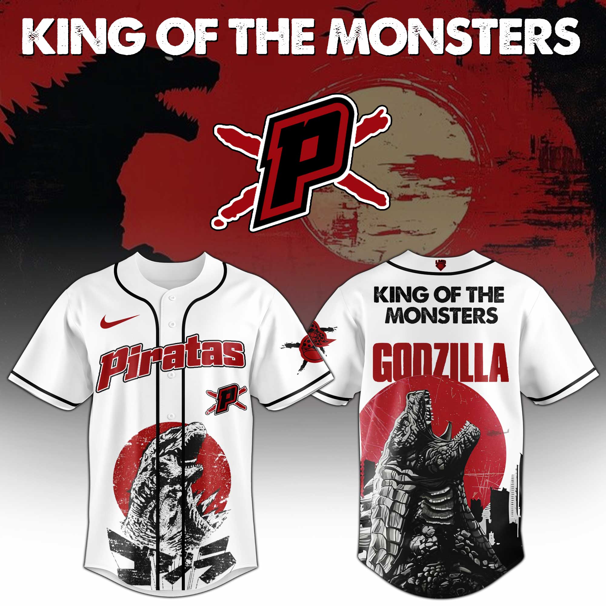 Orlando Pirates x Godzilla Edition Jersey 2025 Orlando Pirates x Godzilla Edition Jersey 2025