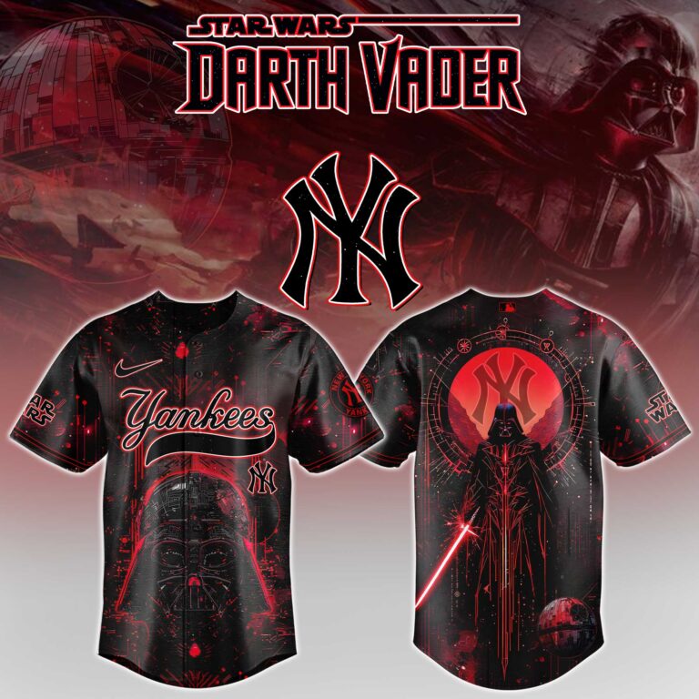 NY Yankees x Darth Vader Star Wars Limited Edition Baseball Jersey NY Yankees x Darth Vader Star Wars Limited Edition Baseball Jersey