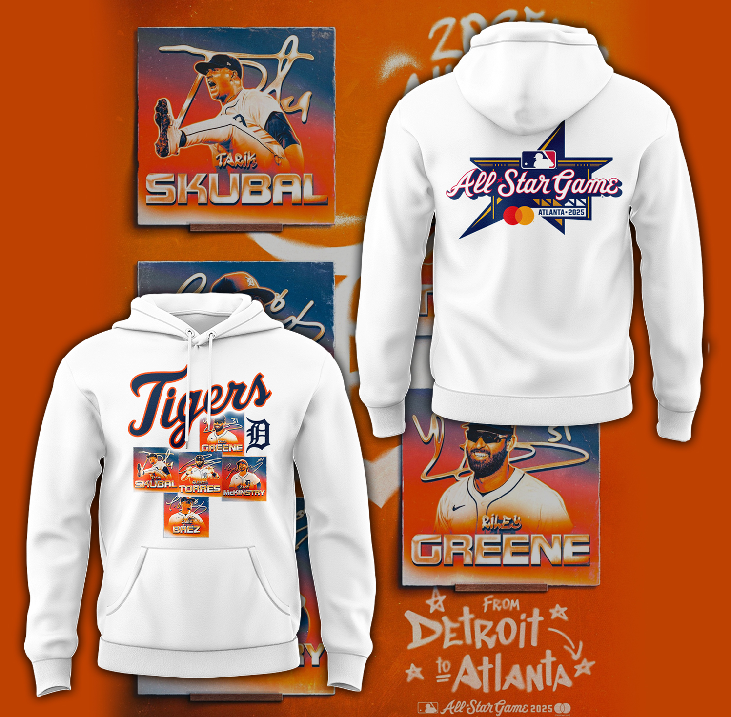 Limited Edition Detroit Tigers All Star 2025 Hoodie Limited Edition Detroit Tigers All Star 2025 Hoodie